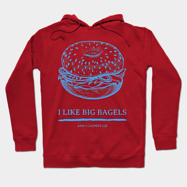 Big Bagel Appreciation Hoodie by Fresh Sizzle Designs